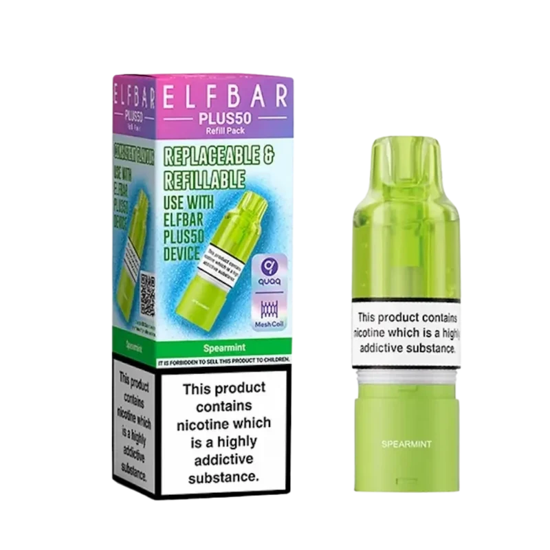 Elf Bar - Plus 50 - Pod & Refill - Spearmint
