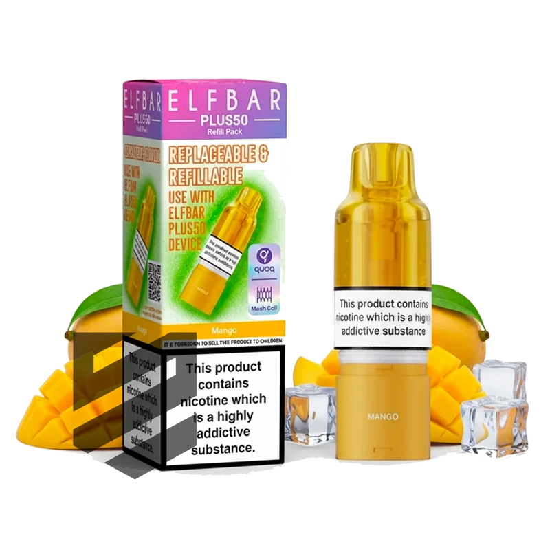 Elf Bar - Plus 50 - Pod & Refill - Mango