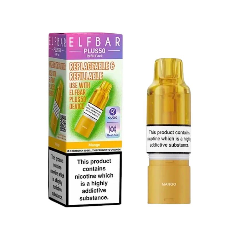 Elf Bar - Plus 50 - Pod & Refill - Mango
