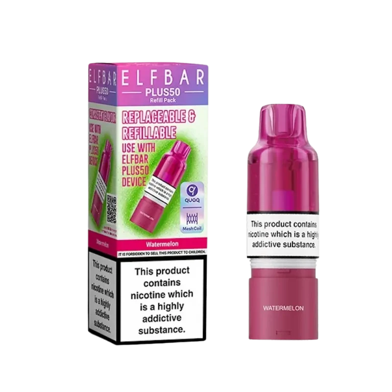 Elf Bar - Plus 50 - Pod & Refill - Watermelon