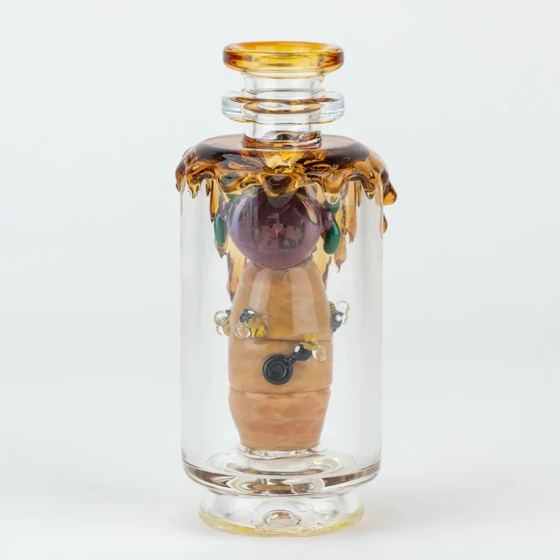 Offizieller Empire Glassworks Puffco Peak Aufsatz – Save the Bees Edition (inkl. Carb Cap)