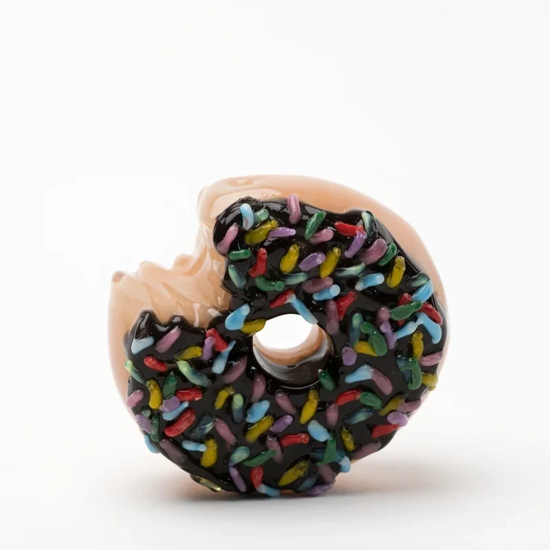 Empire Glassworks Dry Pipe – Sprinkle Donut Edition