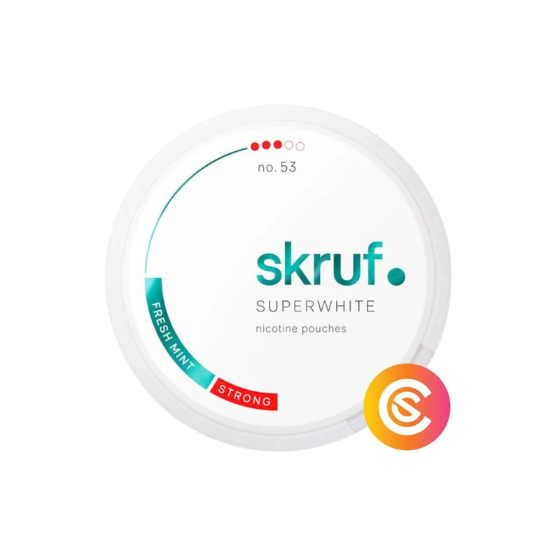 Skruf Super White No. 53 Fresh Mint Strong
