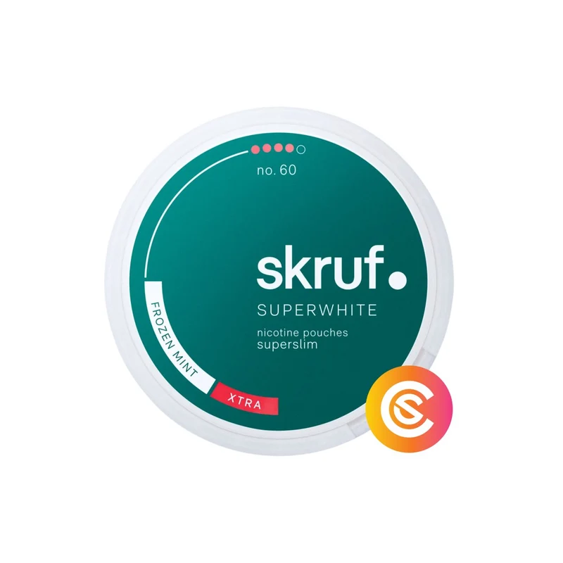 Skruf Super White No. 60 Frozen Mint Xtra Strong