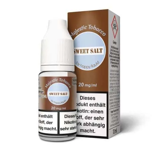 Sweet Salt Majestic Tobacco Nikotinsalz Liquid von Happy Liquid