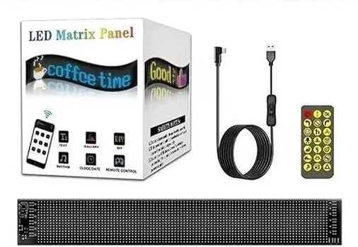 RGB Matrix Pixel Panel Werbetafel Scrollendes LED 16X96 Pixel