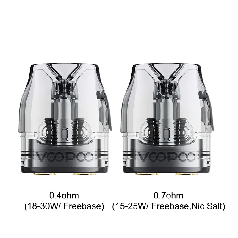 Voopoo Vmate Pod Kartusche Top Fill Version für Vmate / Vmate E Kit / V.THRU Pro / Vmate Pro / Vmate Infinity Edition / Vmate Max / VMATE PRO Power Edition / Vmate i2 Kit / Vmate Mini / Vmate Pro 2 Kit 3ml (2 Stück/Packung)