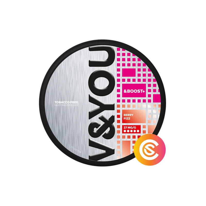V&YOU &BOOST+ Berry Fizz Extra Strong