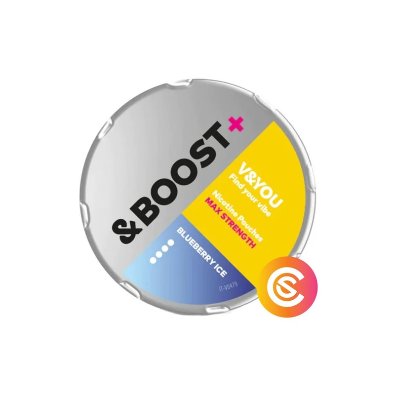 V&YOU &BOOST+ Blueberry Ice Extra Strong