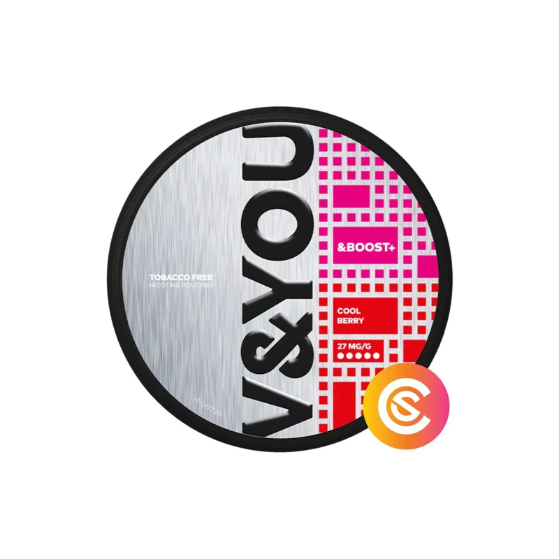 V&YOU &BOOST+ Cool Berry Extra Strong
