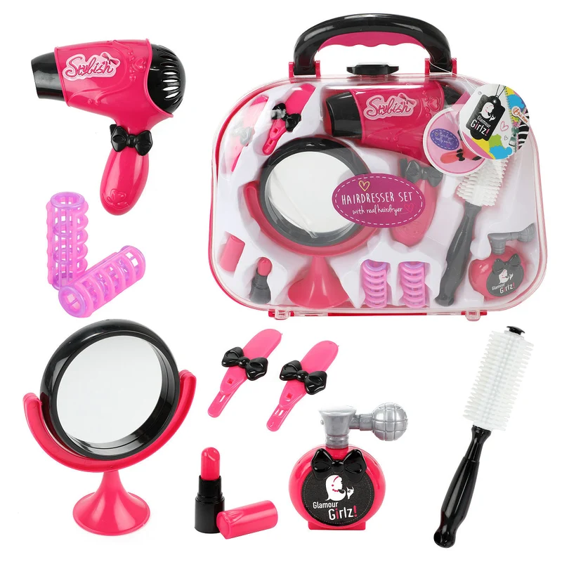 GLAMOUR_SHINE Friseurset mt echter Fön in Koffer