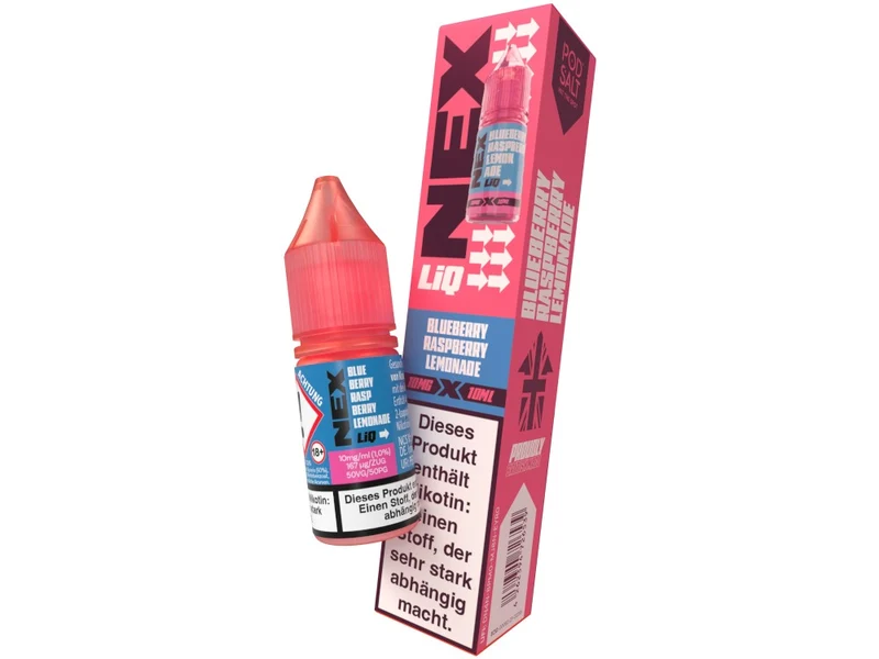 Pod Salt NexLiq Nikotinsalz Liquid – Blueberry Raspberry Lemonade 10ml