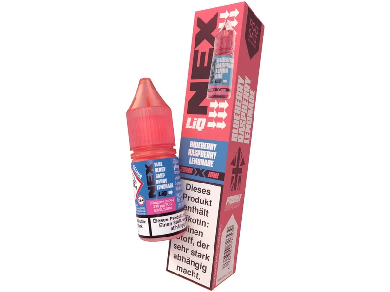Pod Salt NexLiq Nikotinsalz Liquid – Blueberry Raspberry Lemonade 10ml
