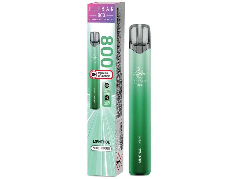 Elfbar 800 Einweg E-Zigarette Nikotinfrei – Blueberry 800 Züge