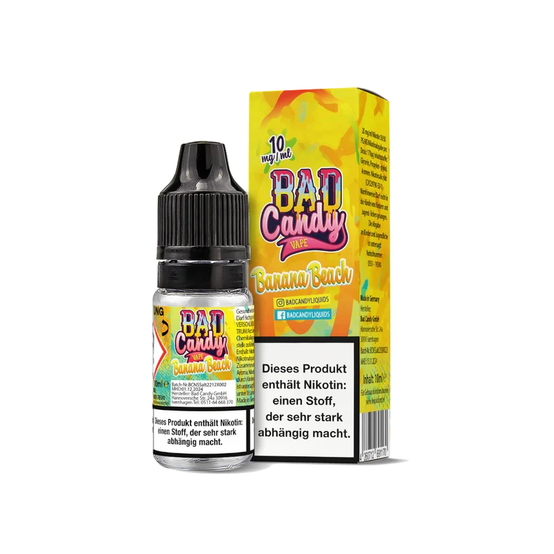 Bad Candy Liquids - Banana Beach - Nikotinsalz Liquid