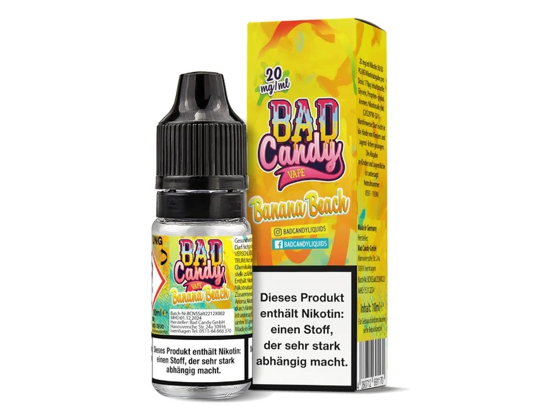 Bad Candy Liquids - Banana Beach - Nikotinsalz Liquid