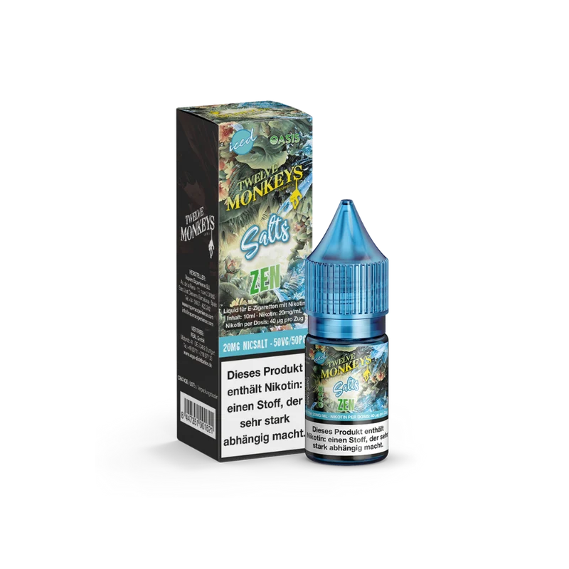 Twelve Monkeys - Iced - Nikotinsalz Liquid - Zen