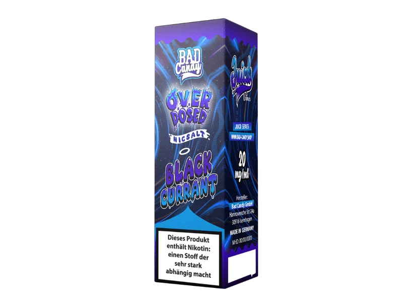 Bad Candy Liquids - Juicd - Blackcurrant - 10ml Fertigliquid (Nikotinsalz)