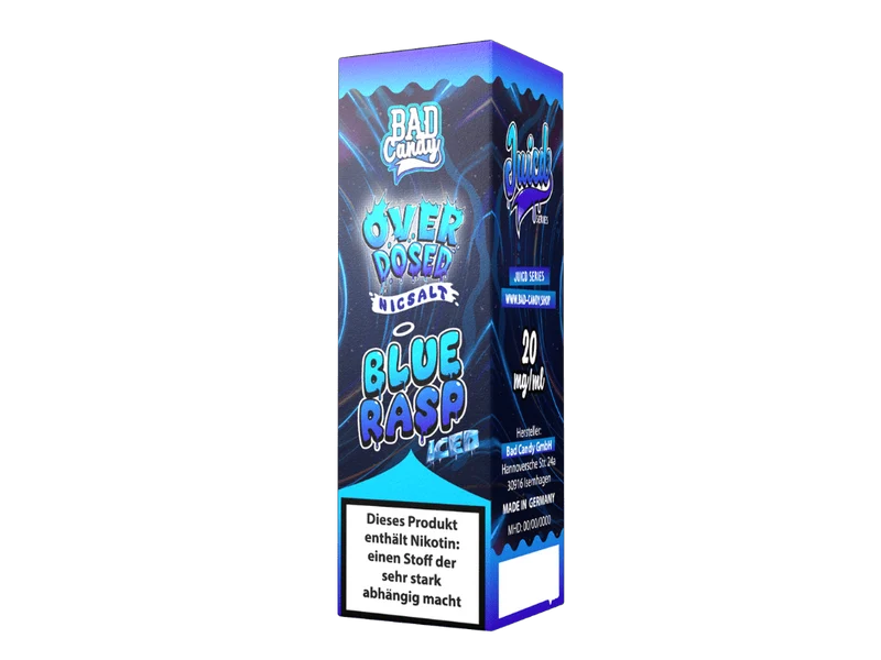 Bad Candy Liquids - Juicd - Blue Rasp - 10ml Fertigliquid (Nikotinsalz)