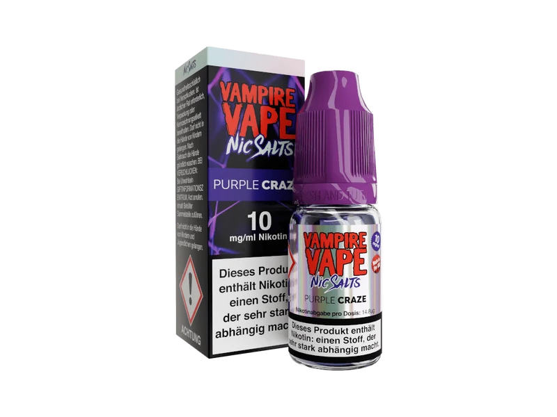 Vampire Vape - Purple Craze - 10ml Fertigliquid (Nikotinsalz)