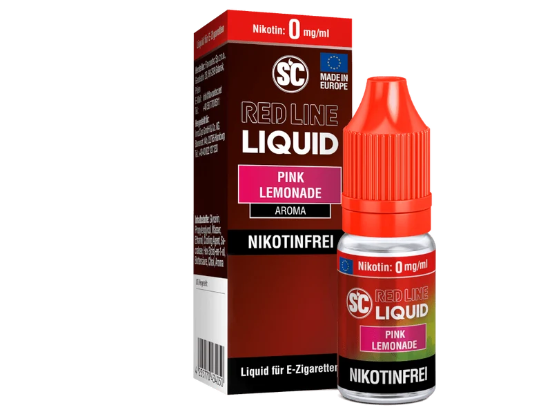 SC - Red Line - Pink Lemonade - 10ml Fertigliquid (Nikotinfrei/Nikotinsalz)
