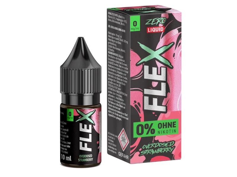 Revoltage - FLEX - Strawberry - 10ml Fertigliquid (Nikotinfrei/Nikotinsalz)