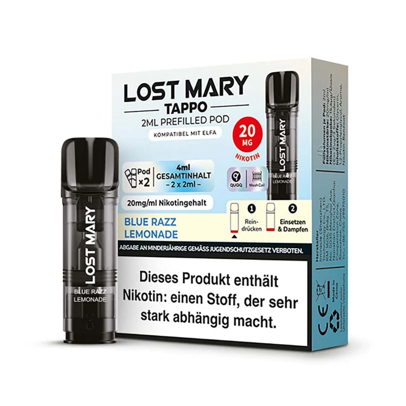 Fundgrube: Lost Mary Tappo Prefilled Pods