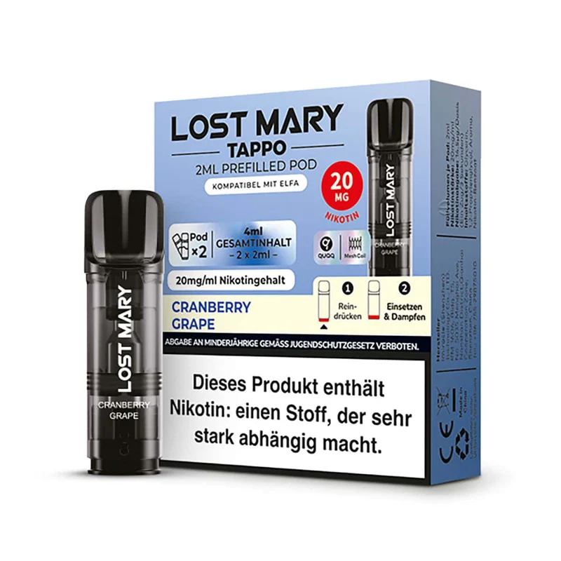Fundgrube: Lost Mary Tappo Prefilled Pods