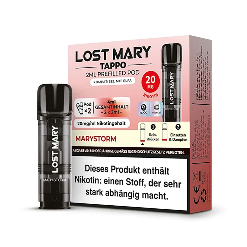 Fundgrube: Lost Mary Tappo Prefilled Pods