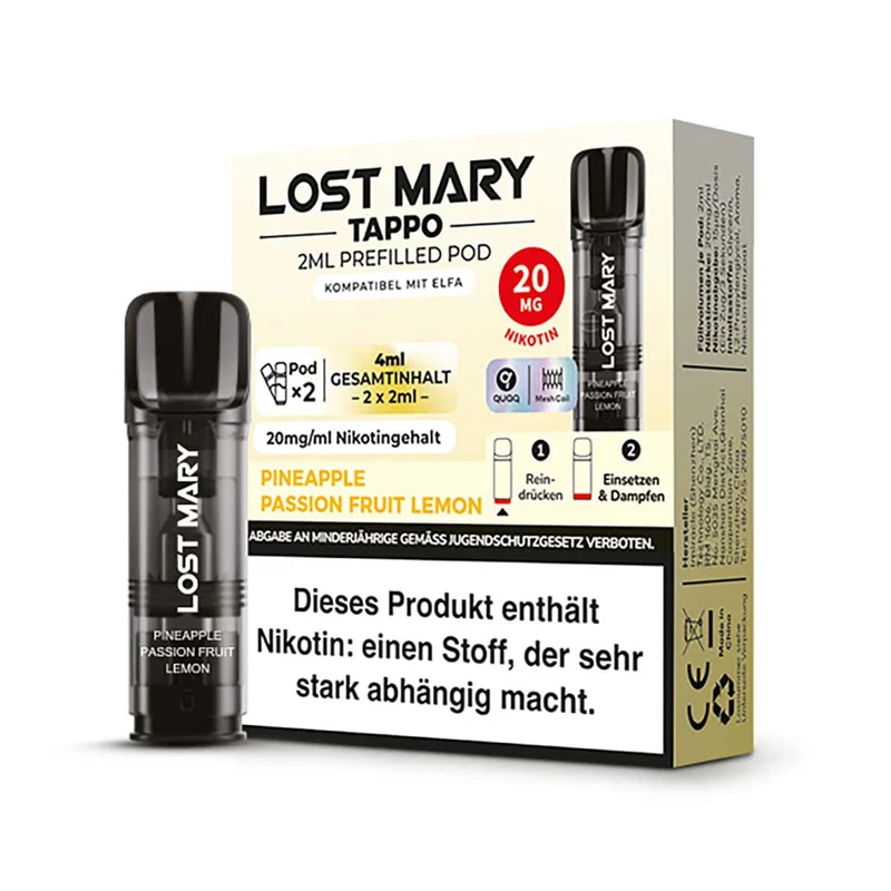 Fundgrube: Lost Mary Tappo Prefilled Pods