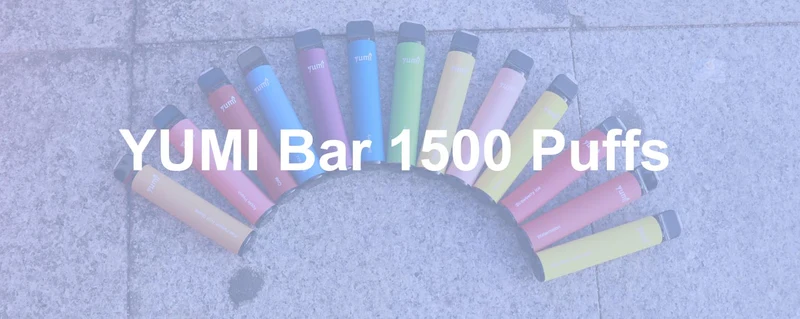 [Clearance sale] YUMI Bar 1500 Züge Einweg E-Zigarette Kit 850mAh (50mg)