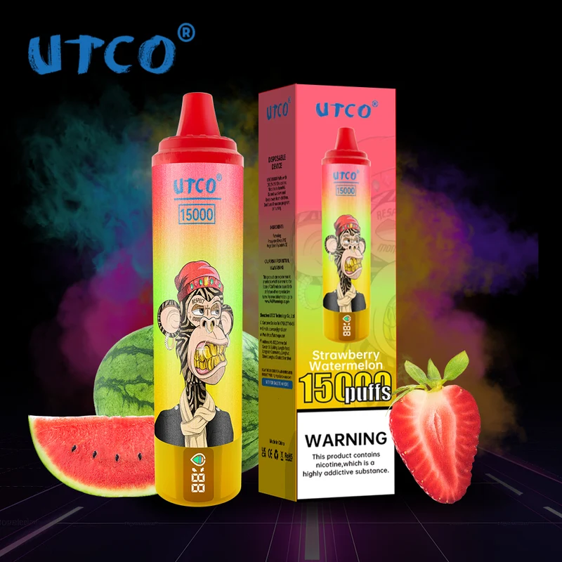 [Clearance Sale] UTCO 15000 Puffs Wiederaufladbares Einweg Kit - Kaufen Sie 4 Stück und erhalten Sie 1 Stück gratis (Zufällige Geschmacksrichtungen)