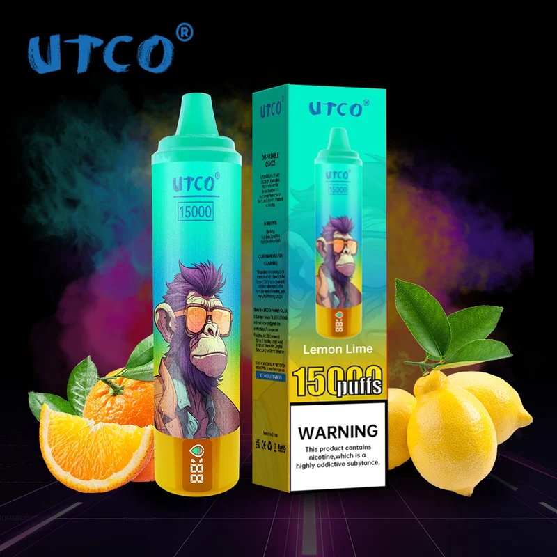[Clearance Sale] UTCO 15000 Puffs Wiederaufladbares Einweg Kit - Kaufen Sie 4 Stück und erhalten Sie 1 Stück gratis (Zufällige Geschmacksrichtungen)