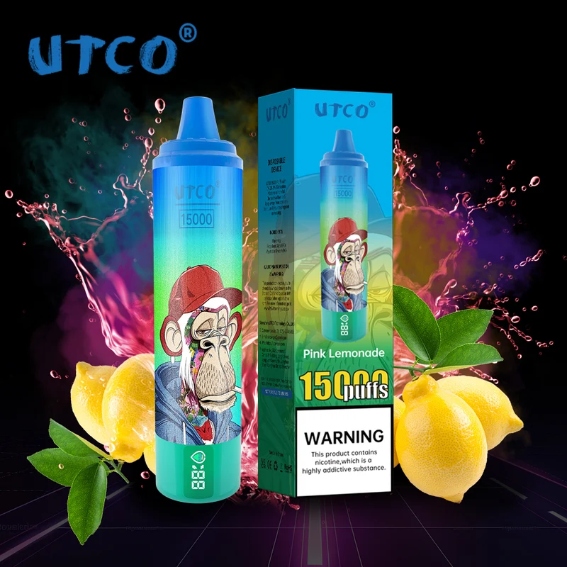 [Clearance Sale] UTCO 15000 Puffs Wiederaufladbares Einweg Kit - Kaufen Sie 4 Stück und erhalten Sie 1 Stück gratis (Zufällige Geschmacksrichtungen)
