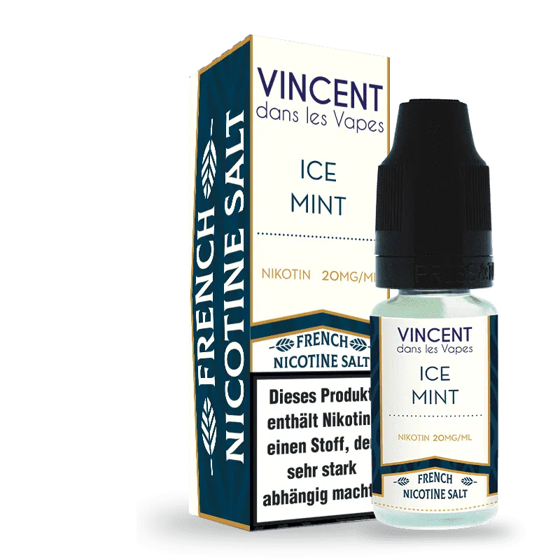 Vincent dans les Vapes - Ice Mint Nikotinsalz Liquid