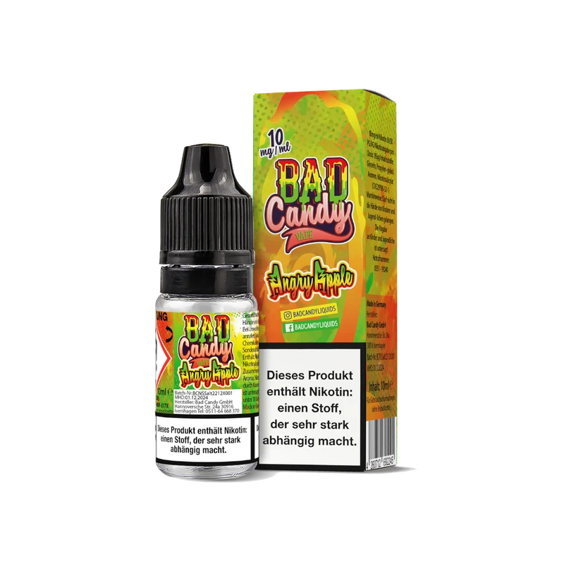 Bad Candy Liquids - Angry Apple - Nikotinsalz Liquid