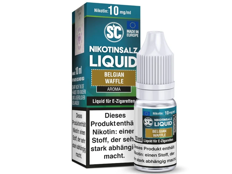 SC Belgian Waffle Nikotinsalz Liquid – Waffel & Karamell Geschmack 10ml