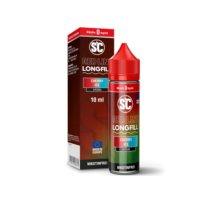 SC Red Line Cherry Ice Longfill Aroma – 10 ml Konzentrat für 60 ml