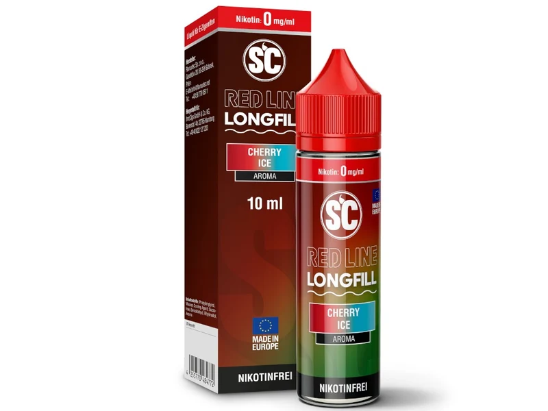 SC Red Line Cherry Ice Longfill Aroma – 10 ml Konzentrat für 60 ml