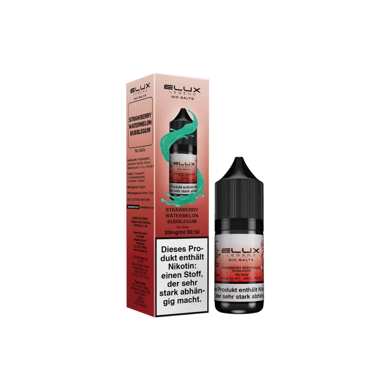 Elux - Nikotinsalz Liquid - Strawberry Watermelon Bubblegum