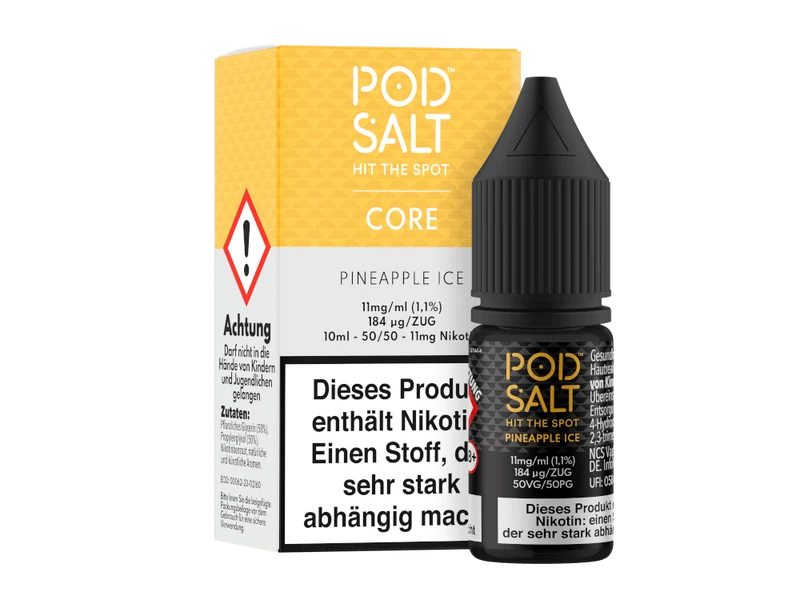 Pod Salt Core - Pineapple Ice - 10ml Fertigliquid (Nikotinsalz)