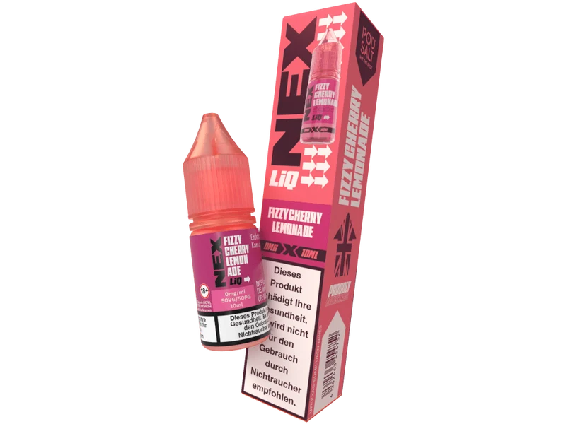 Pod Salt - NexLiq - Fizzy Cherry Lemonade - 10ml Fertigliquid (Nikotinfrei/Nikotinsalz)