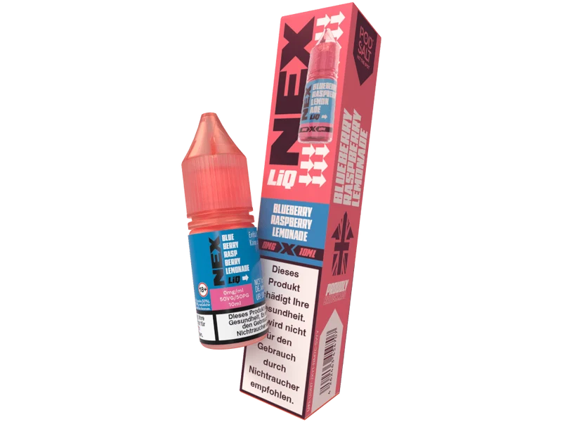Pod Salt - NexLiq - Blueberry Raspberry Lemonade - 10ml Fertigliquid (Nikotinfrei/Nikotinsalz)