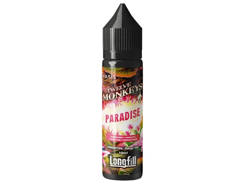 Twelve Monkeys - Paradise - Longfill Aroma 10ml (60ml Flasche)