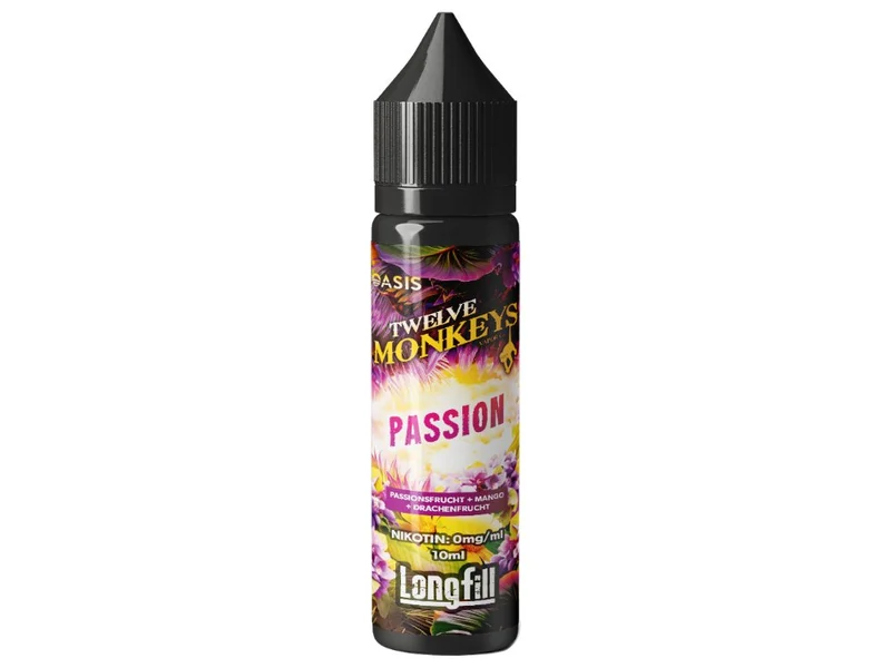 Twelve Monkeys - Passion - Longfill Aroma 10ml (60ml Flasche)