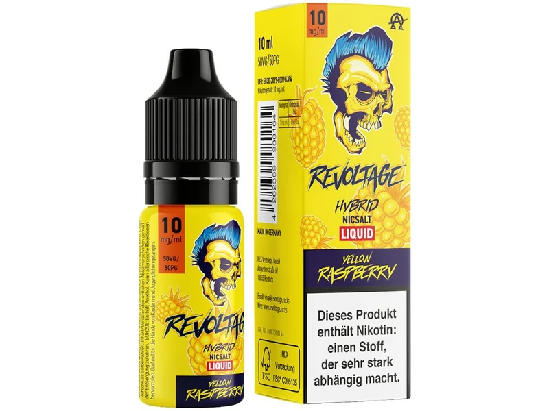 Revoltage - Yellow Raspberry - 10ml Fertigliquid (Hybrid Nikotinsalz)