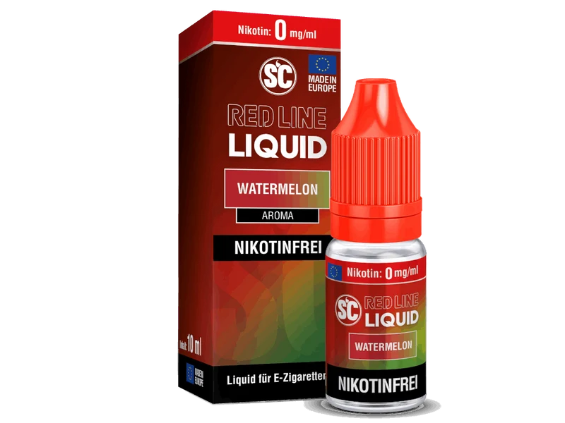 SC - Red Line Watermelon - 10ml Fertigliquid (Nikotinfrei/Nikotinsalz)