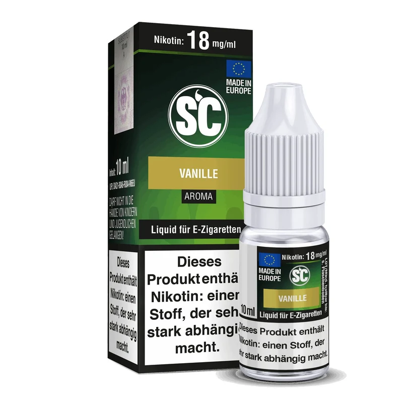 SC - Vanille - 10ml Fertigliquid (Nikotinfrei/Nikotin)