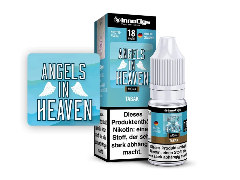 InnoCigs - Angels in Heaven Tabak - 10ml Fertigliquid (Nikotinfrei/Nikotin)