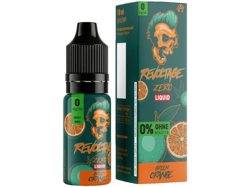Revoltage - Green Orange - 10ml Fertigliquid (Hybrid Nikotinsalz)